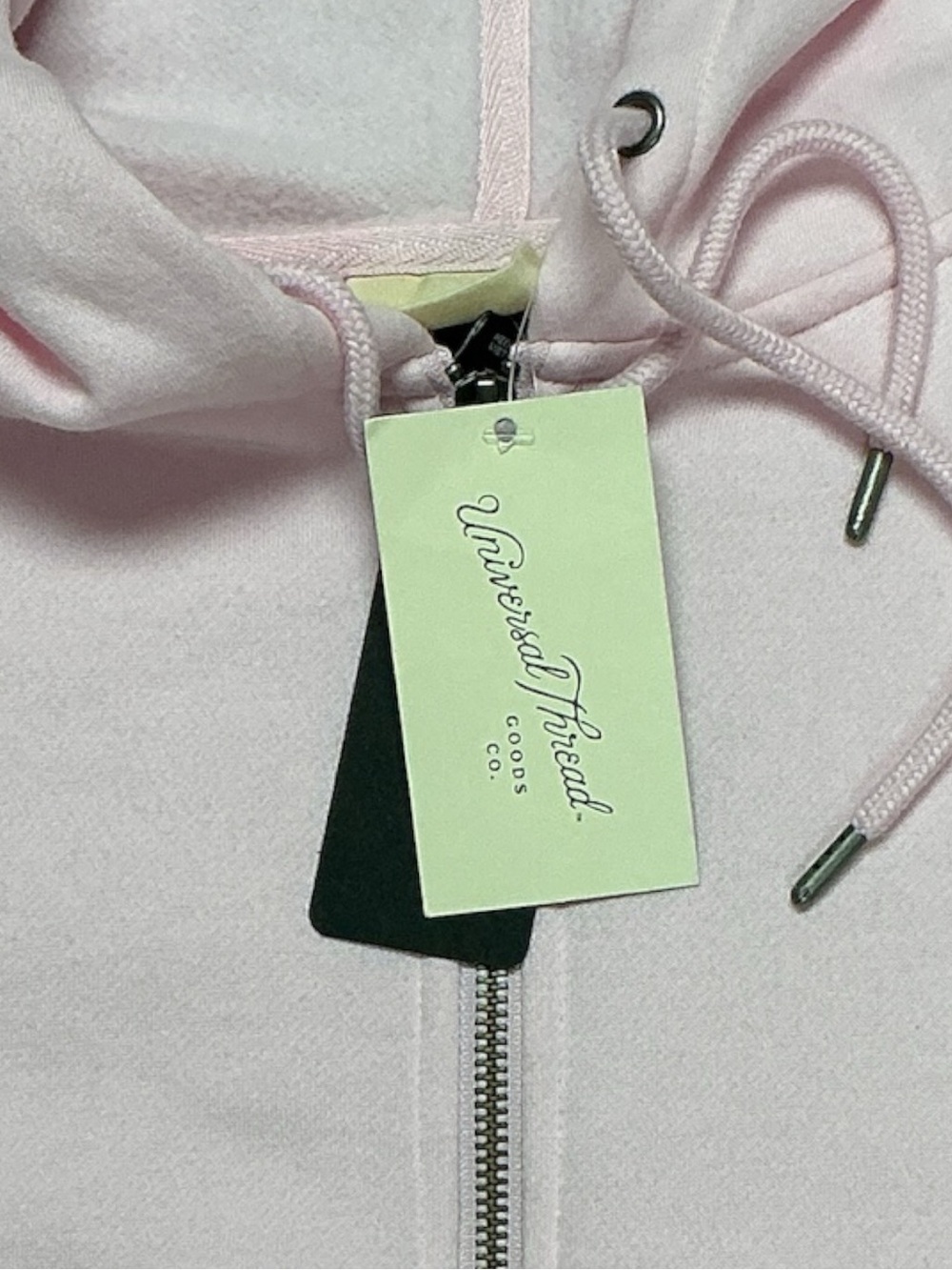 Universal Thread - NWT - Light Pink Zip-Up Hoodie - Picture 2 of 3
